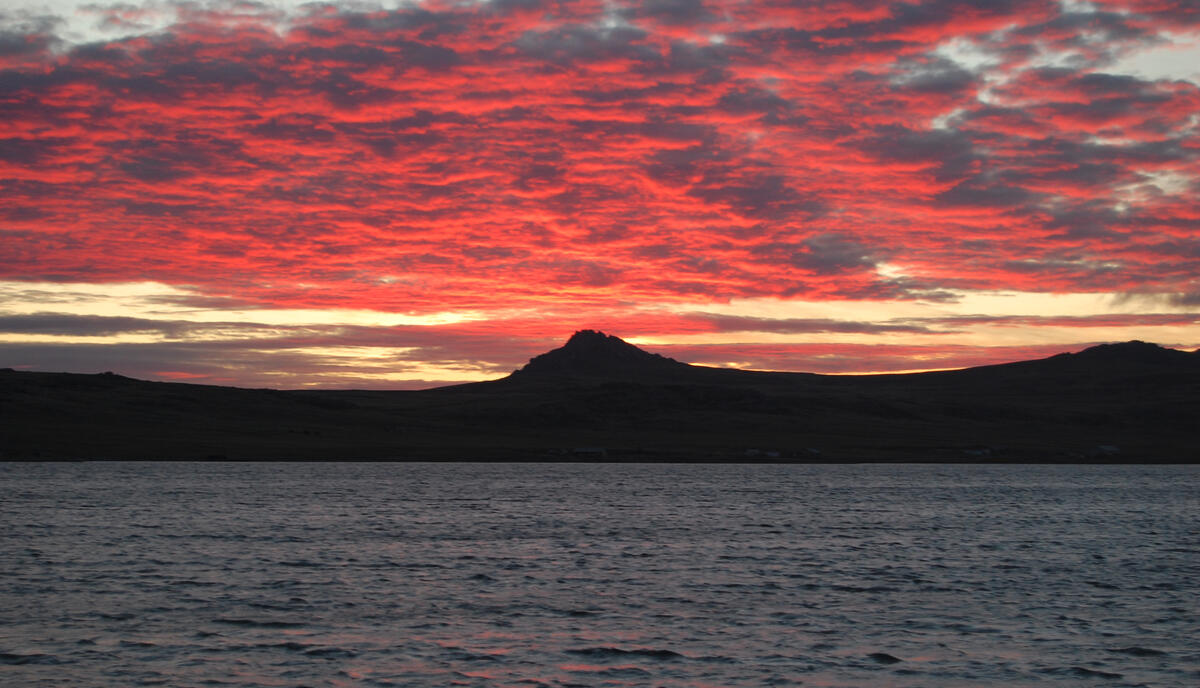East Falkland coastline