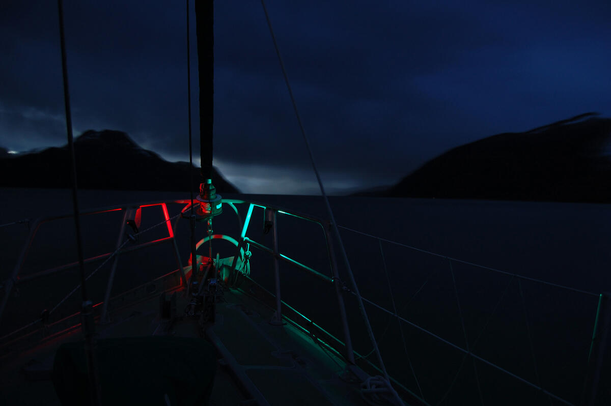 Beagle Channel at night