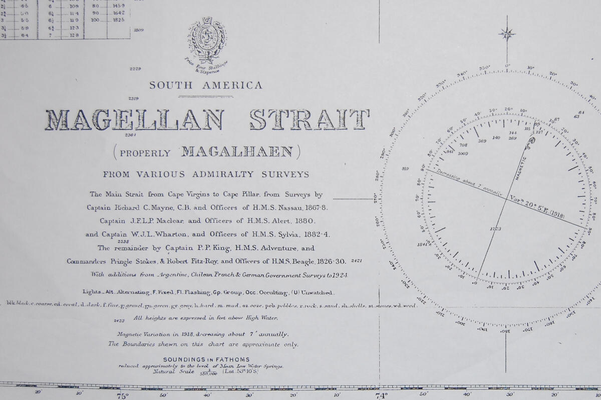 Magellan Straits chart