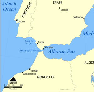 Gulf of Cadiz to Rabat
